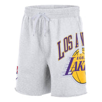 شورت نايكي NBA Los Angeles Lakers للرجال بنقشة أبجدية، لون بتولا DB1954-051