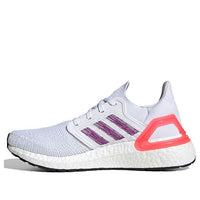 (WMNS) adidas UltraBoost 20 'White Shock Red' EG0726