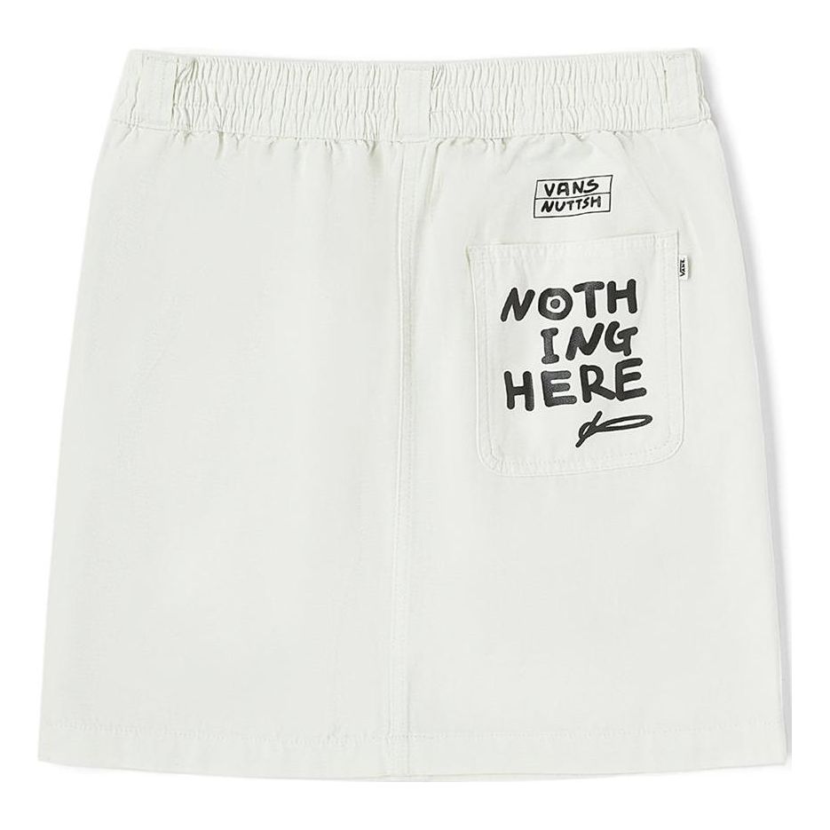 (WMNS) مجموعة Vans X Otw الفنية NUTTSH Wanton Skirts 'White' VN000EW7FS8