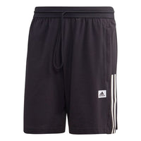 شورت رياضي adidas M D2m Motion Sh Running Gym Stripe جيد التهوية باللون الأسود GD5292