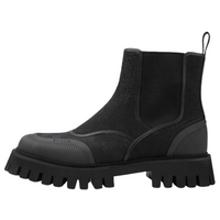 حذاء الكاحل Gucci GG "قماش أسود" 739777-FAB5I-1000