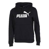 (WMNS) هودي رياضي كاجوال للجري من PUMA مبطن بالصوف للتدفئة باللون الأسود 581632-01