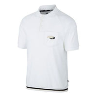 Nike SB Skateboard Short Sleeve Polo Shirt White CI7190-100