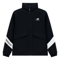New Balance Lifestyle Jacket 'Black White' 5AD12103-BK