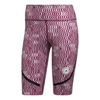 (WMNS) adidas by Stella McCartney TruePurpose Printed Cycling Leggings 'Pink Black' HI6044