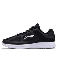 (WMNS) حذاء جري خفيف الوزن كاجوال من Li-Ning "أسود وأبيض" ARBQ032-4