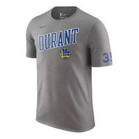تيشيرت نايكي 18-19 Series Dri-fit Golden State Warriors Durant Training بأكمام قصيرة باللون الرمادي AH0074-063