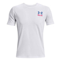تيشيرت Keep Run Graphic من Under Armour باللون الأبيض 1369406-100