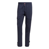 Men's adidas X-City Pant Solid Color Multiple Pockets Design Drawstring Lacing Sports Pants/Trousers/Joggers Navy Blue HK4480