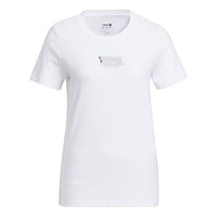 (WMNS) adidas neo Casual Short Sleeves 'White' HS6836