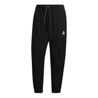 بنطلون رياضي رجالي من adidas 3S tape Wov Pt Sports Stylish Woven Bundle Cropped باللون الأسود GM5751