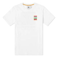 adidas originals Athleisure Casual Sports Short Sleeve White GP1117