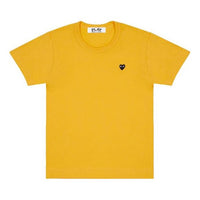 COMME des GARCONS PLAY Mini Logo Tee "أصفر" AZ-T213-051-2