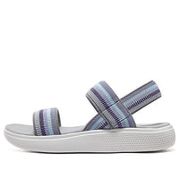 (WMNS) Skechers Summer Skipper 'Grey Blue' 114400-PRMT