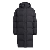 adidas Unisex Gd Puffy Lg Co Hooded Down Jacket Black H23084