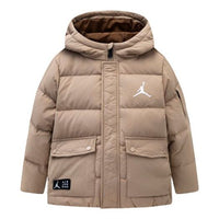 (GS) جاكيت Air Jordan Jumpman منفوخ "بيج" JD2342014GS-003