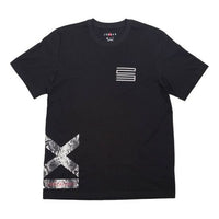Air Jordan 11 Snakeskin Tee snake pattern Short Sleeve Black CI0324-010