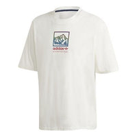 adidas originals Adiplore Premium Sports Round Neck Short Sleeve White GP1114