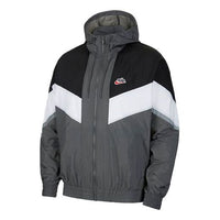 جاكيت Nike Sportswear Windrunner+ بغطاء رأس عاكس للرجال - رمادي - CZ0782-068