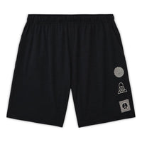 Men's Nike Quick Dry Solid Color Geometry Pattern Environmental Friendly Sports Shorts Black DM8145-045