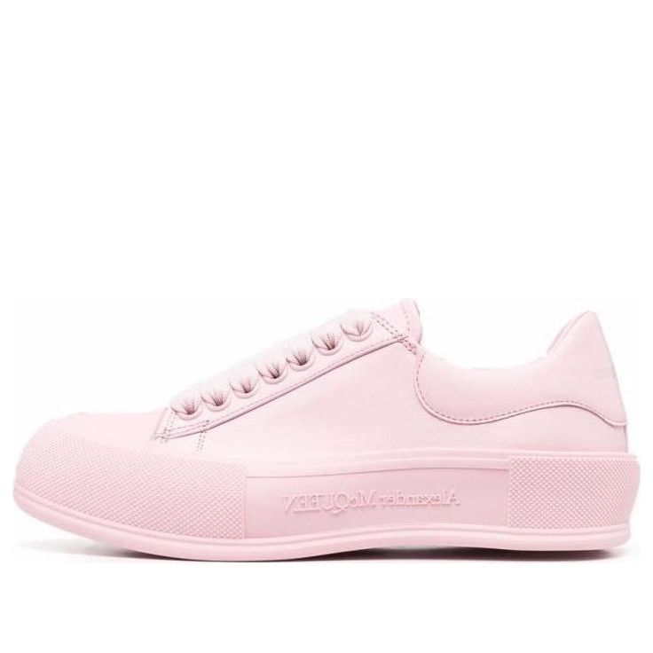 (WMNS) حذاء ألكسندر ماكوين ديك سكيت بليمسول "وردي" 697121WHVJT5816
