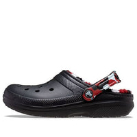 Crocs Classic Lined Camo Clog 'Black & Red' 208047-063
