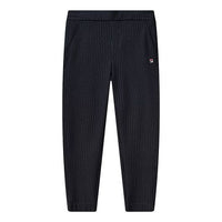 بنطلون FILA طويل كاجوال مخطط مستقيم محبوك أزرق F11M111608F-NV