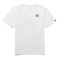 Men's Vans Casual Sports Round Neck Short Sleeve White VN0A48B1WHT