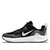 (PS) Nike Wearallday 'أسود أبيض رمادي' CJ3817-011