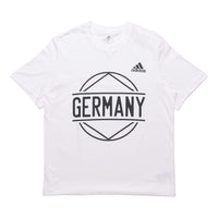 adidas ألمانيا طباعة كرة القدم / رياضة كرة القدم الأبيض FT6052