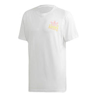 adidas originals MULTI FADE SP T Sports Short Sleeve White FM3379