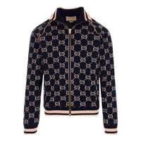 Gucci GG Gersey Cotton Jacket 'Black Camel Green Red' 695955-XJEEI-1030
