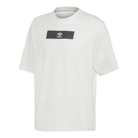 adidas originals Box Logo Sports Short Sleeve White DV2017