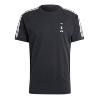 adidas Mickey Mouse x Originals 3-Stripes Tee Asia Sizing 'Black' IY2272
