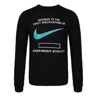 ملابس رياضية كاجوال بأكمام طويلة من Nike Sportswear باللون الأسود CW0528-010