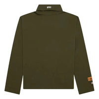 HERON PRESTON SS23 Logo Patch Rollneck Long-Sleeve T-Shirt 'Dark Olive' HMAB027S23JER0015501