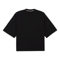 Nike Sportswear Tech Fleece Oversized Short-Sleeve T-Shirt Asia Sizing 'Black' FB8166-010