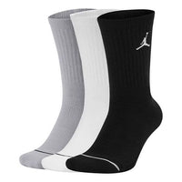 جوارب رياضية Air Jordan Everyday Max Crew بتصميم زوجين، لون أسود وأبيض ورمادي، SX5545-019
