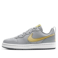 (GS) Nike Court Borough Low 2 'Gray Gold' BQ5448-013