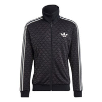 adidas originals Adicolor 70s Monogram Track Top 'Black' IP6982