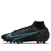 Nike Mercurial Superfly 8 Elite AG 'Black Photo Blue' CV0956-004