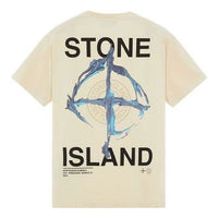 STONE ISLAND Marble Three T-shirt 'Lemon' 74152NS85-V0031