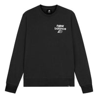 New Balance Logo Essentials Sweatshirt Asia Sizing 'Black' MT33535-BK