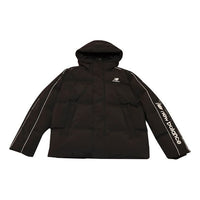 New Balance Casual Hooded Puffer Jacket Asia Sizing 'Black' NPA4E111-BK