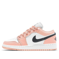 (GS) حذاء Air Jordan 1 Low "Light Arctic Pink White" رقم 553560-800