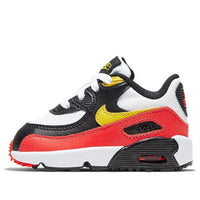 (TD) حذاء Nike Air Max 90 Leather "Chrome Yellow Black Crimson" 833416-120