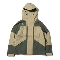جاكيت Nike ACG Gore-Tex للرجال بغطاء رأس للأنشطة الخارجية باللون الأخضر العسكري الكاكي CT2937-325