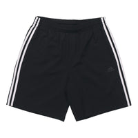 شورت رياضي كاجوال مخطط من adidas AI SHR LIBRARY باللون الأسود DY8730