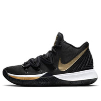 حذاء Nike Kyrie 5 "أسود معدني ذهبي" AO2918-007