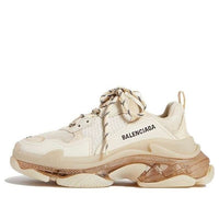 حذاء رياضي Balenciaga Triple S بنعل شفاف - أبيض فاتح 541624W2FB19005